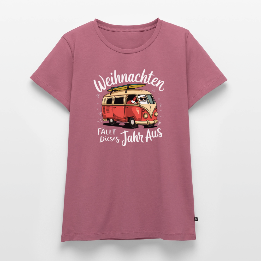 Kein Weihnachten - Damen Camping T-Shirt - Mauve