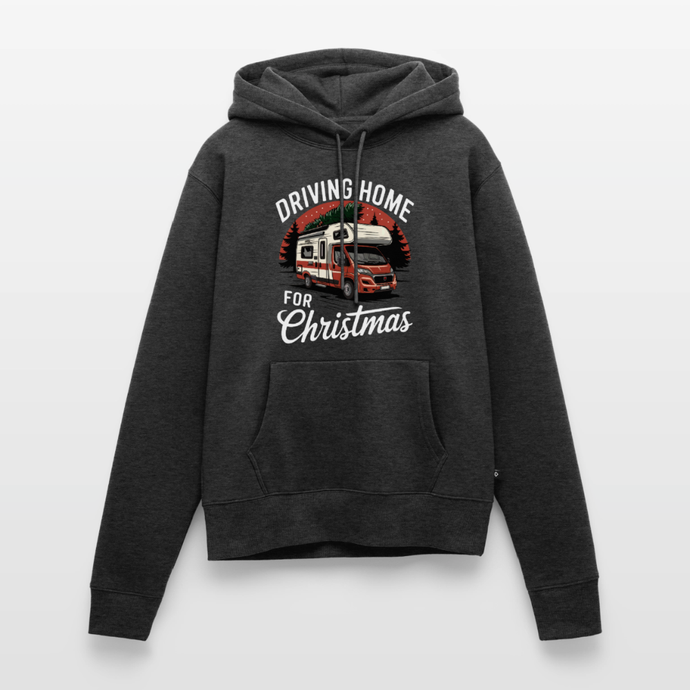 Driving Home - Damen Camping Hoodie - Anthrazit meliert