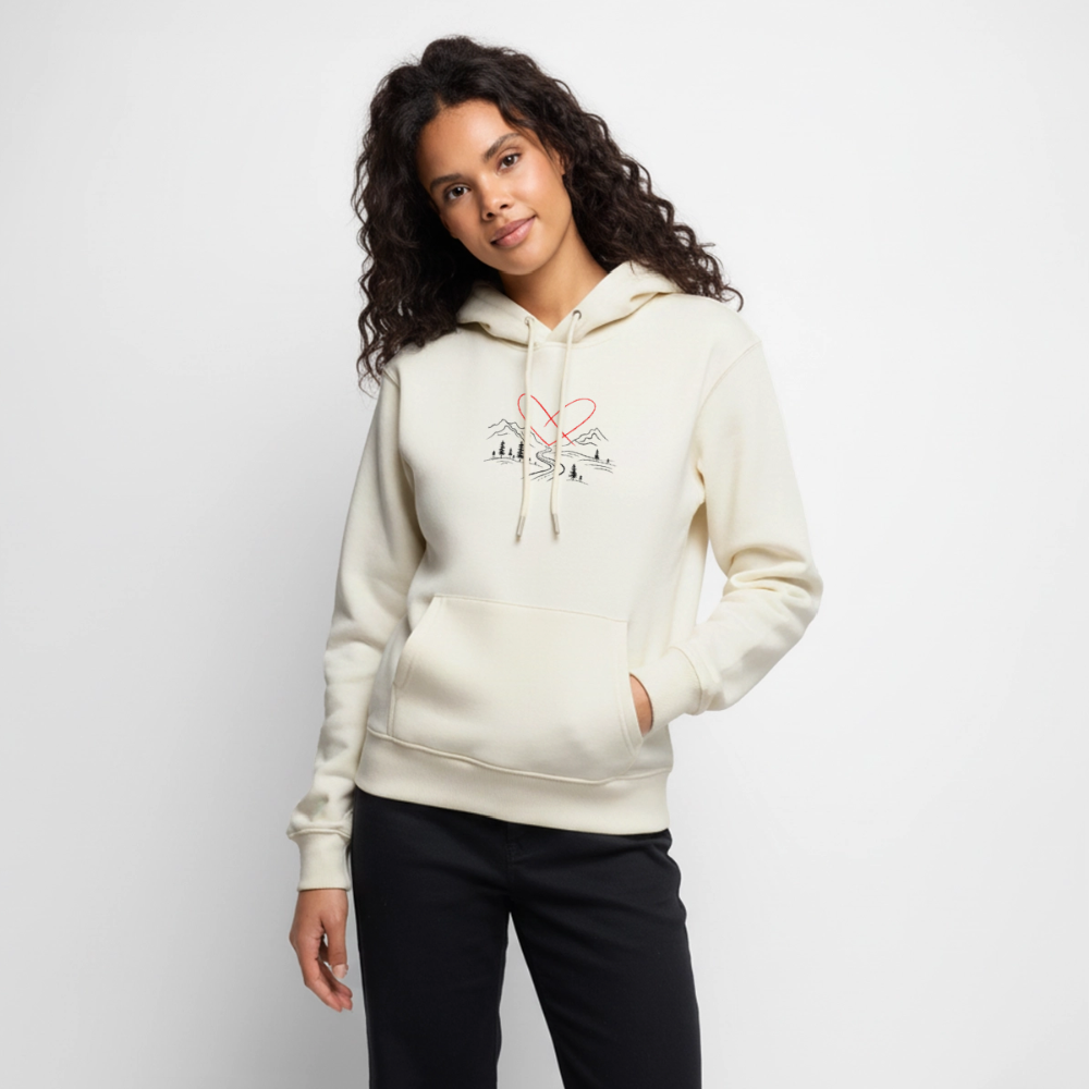 SPOD - Naturliebe - Damen Camping Hoodie - Naturweiß