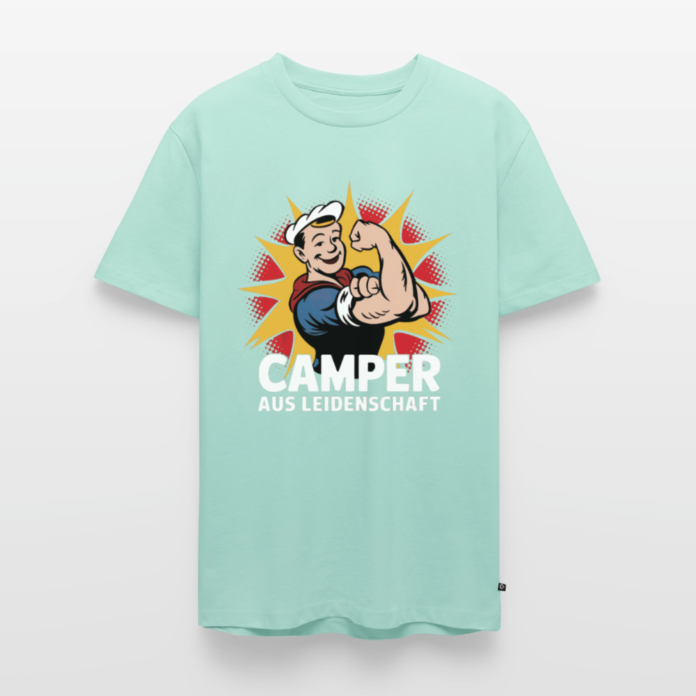 Camper aus Leidenschaft - Herren Camping T-Shirt - Mint