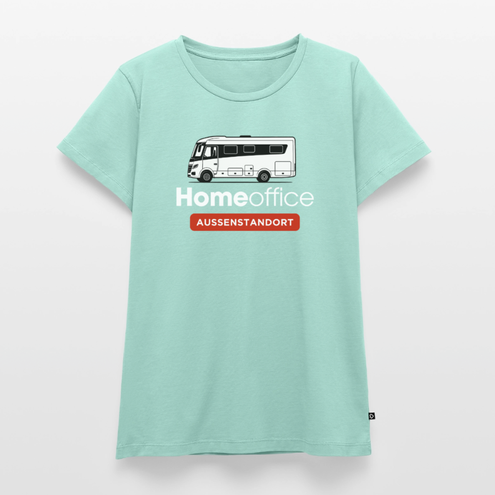 Vollintegriert Homeoffice - Damen Camping T-Shirt - Mint