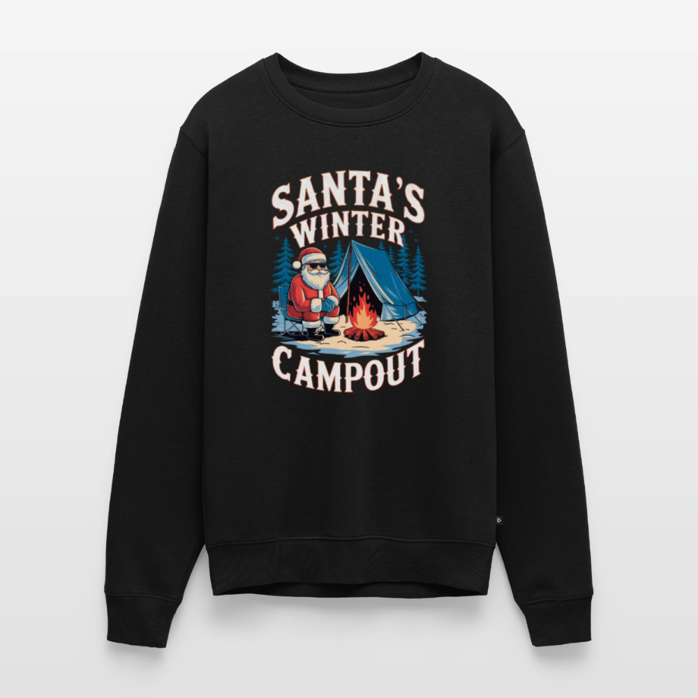 Santa's Winter Campout – Weihnachtspullover Herren in Schwarz