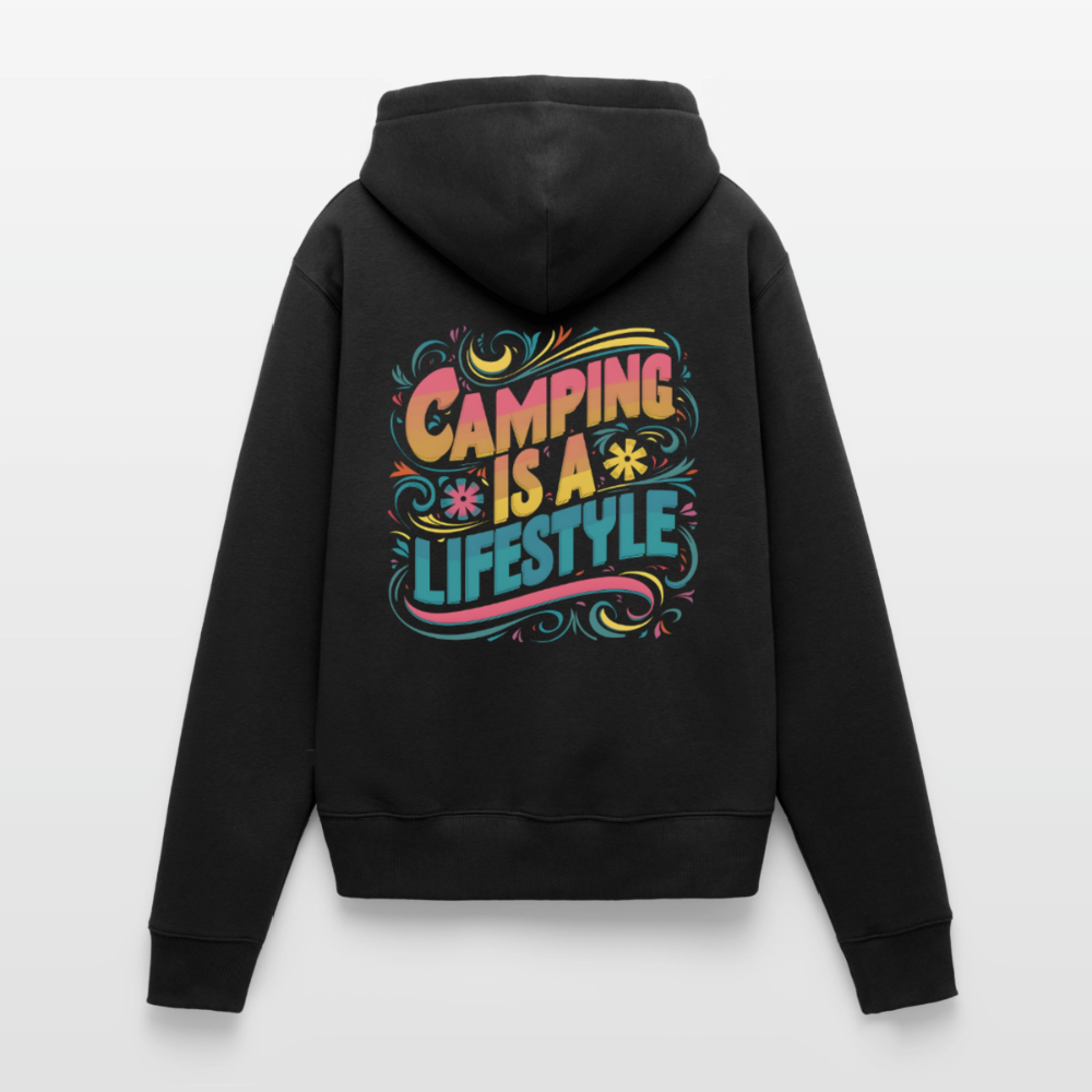 SPOD - My Lifestyle - Damen Camping Hoodie - Schwarz