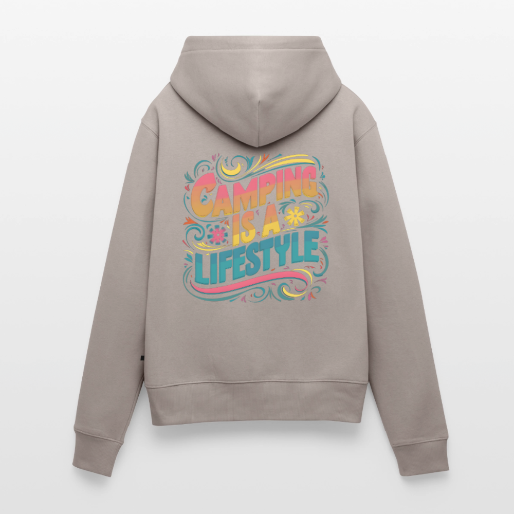 SPOD - My Lifestyle - Damen Camping Hoodie - Taupe