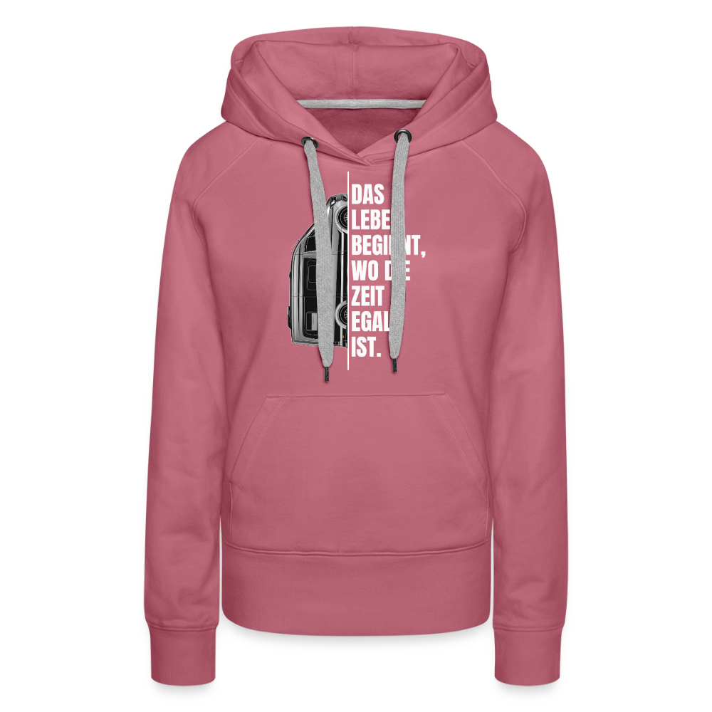 SPOD - Camping ist Zeitlos - Damen Camping Hoodie - Vanlife - Malve