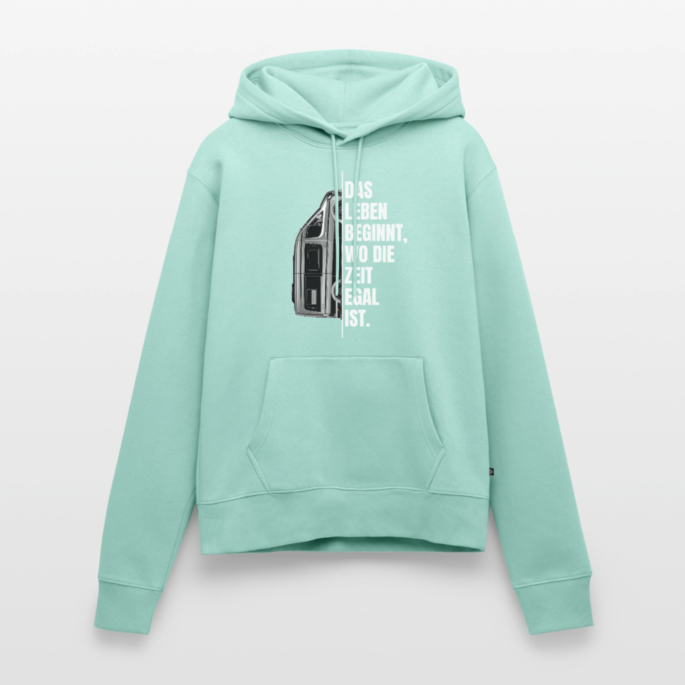 SPOD - Camping ist Zeitlos - Damen Camping Hoodie - Vanlife - Mint