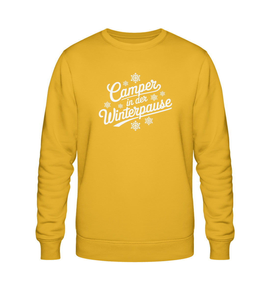 Camper im Winter - Damen Organic Sweatshirt - LazyDonkeyDesign