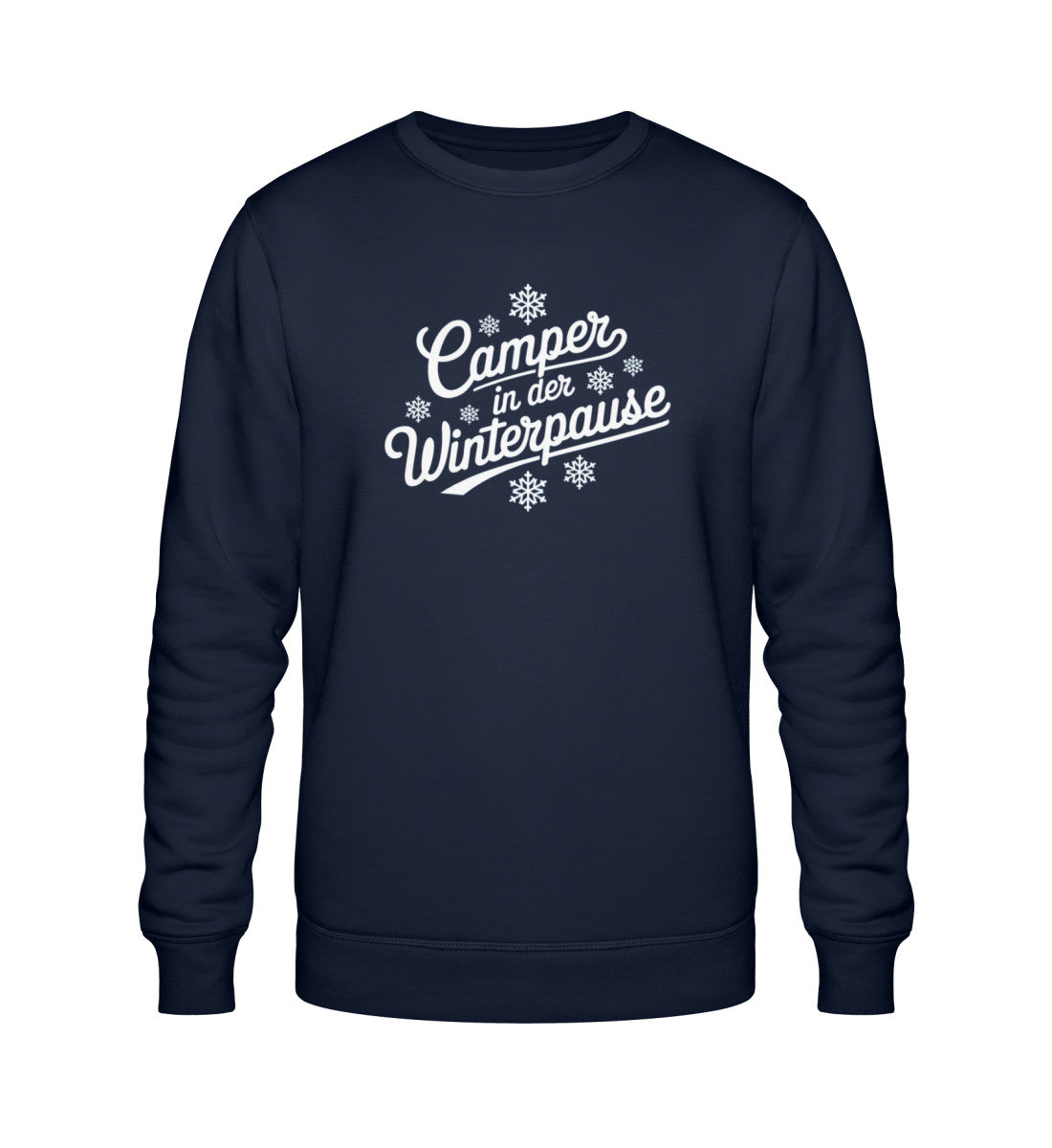 Camper im Winter - Damen Organic Sweatshirt - LazyDonkeyDesign