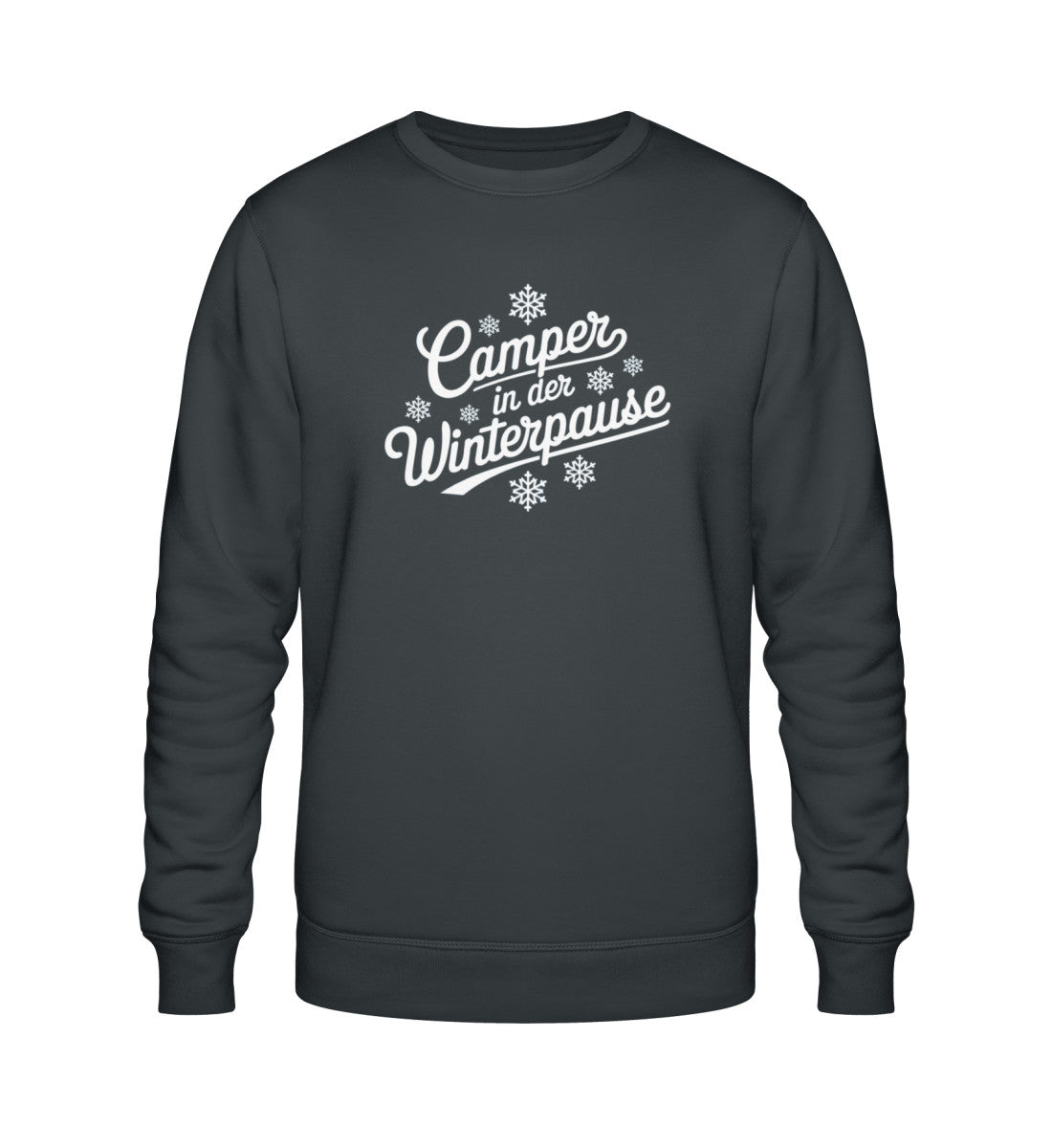 Camper im Winter - Damen Organic Sweatshirt - LazyDonkeyDesign