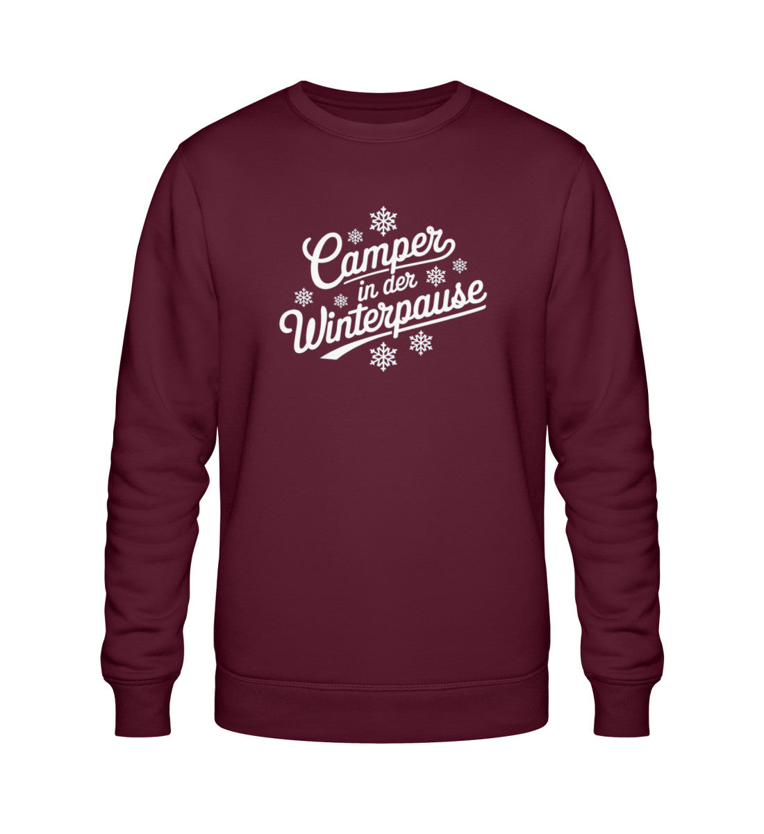 Camper im Winter - Damen Organic Sweatshirt - LazyDonkeyDesign