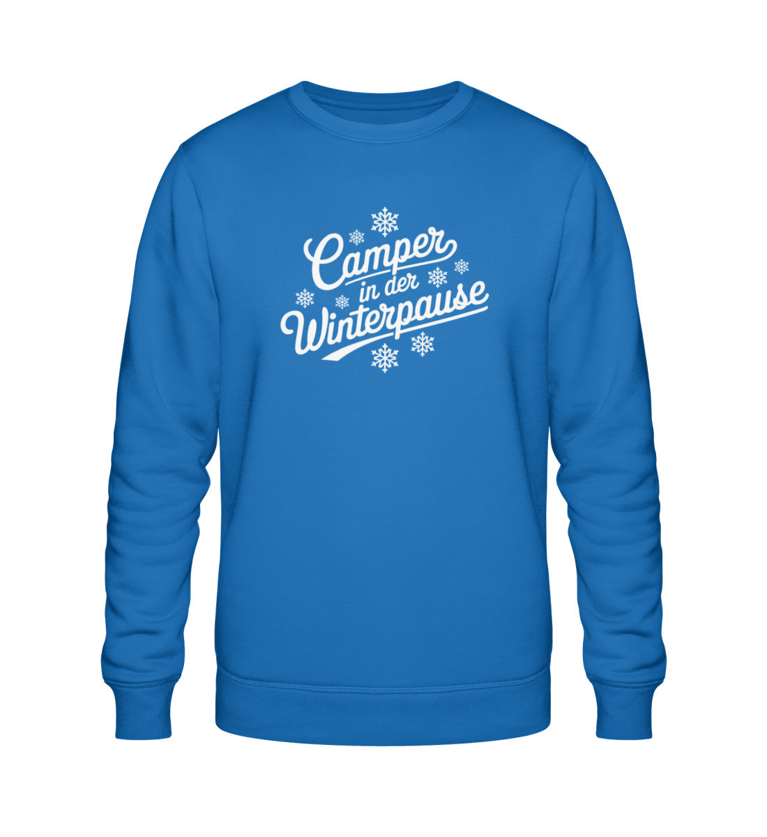 Camper im Winter - Damen Organic Sweatshirt - LazyDonkeyDesign