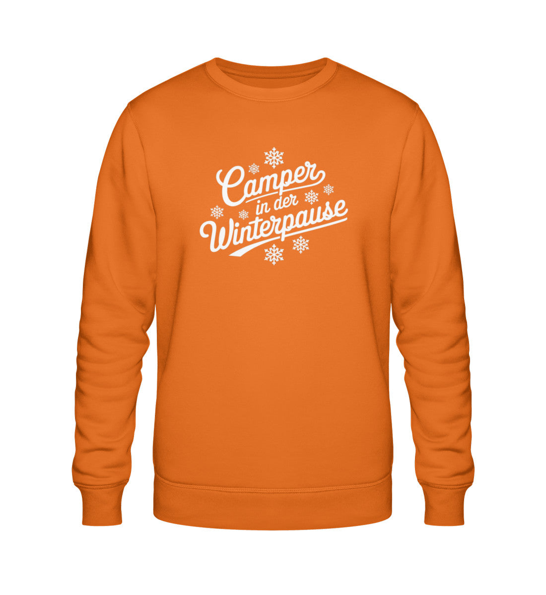 Camper im Winter - Damen Organic Sweatshirt - LazyDonkeyDesign