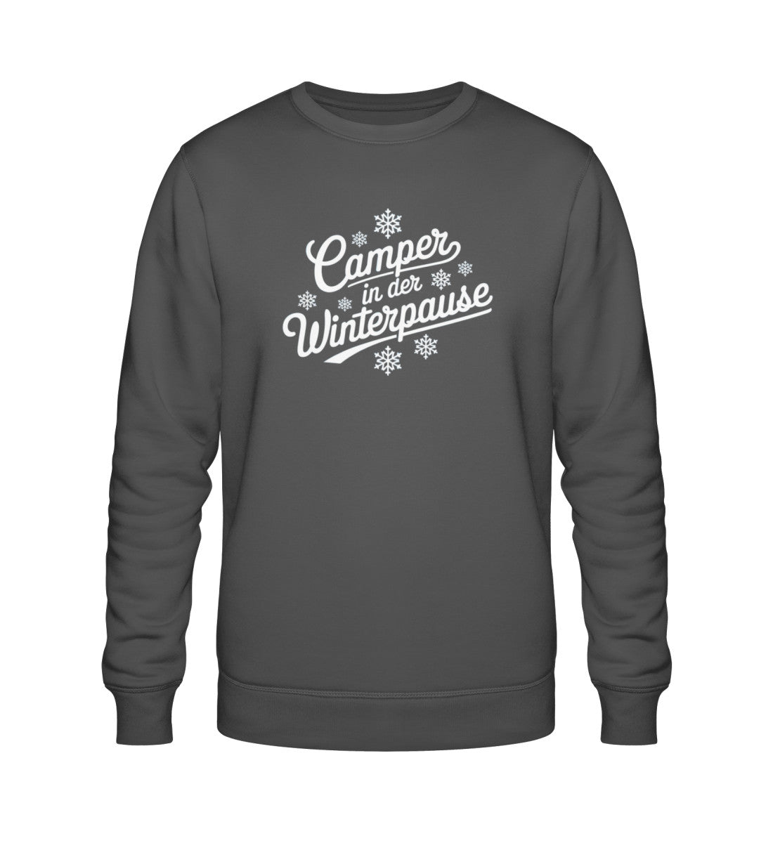 Camper im Winter - Damen Organic Sweatshirt - LazyDonkeyDesign