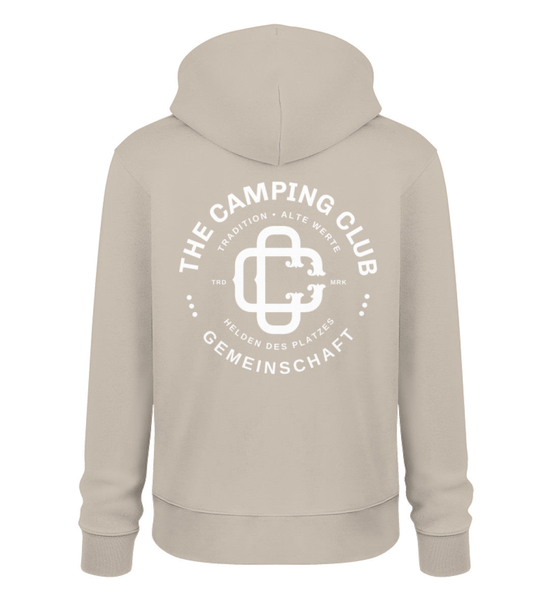 Camping Club - Herren Organic Hoodie - LazyDonkeyDesign