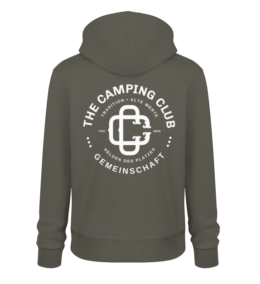 Camping Club - Herren Organic Hoodie - LazyDonkeyDesign