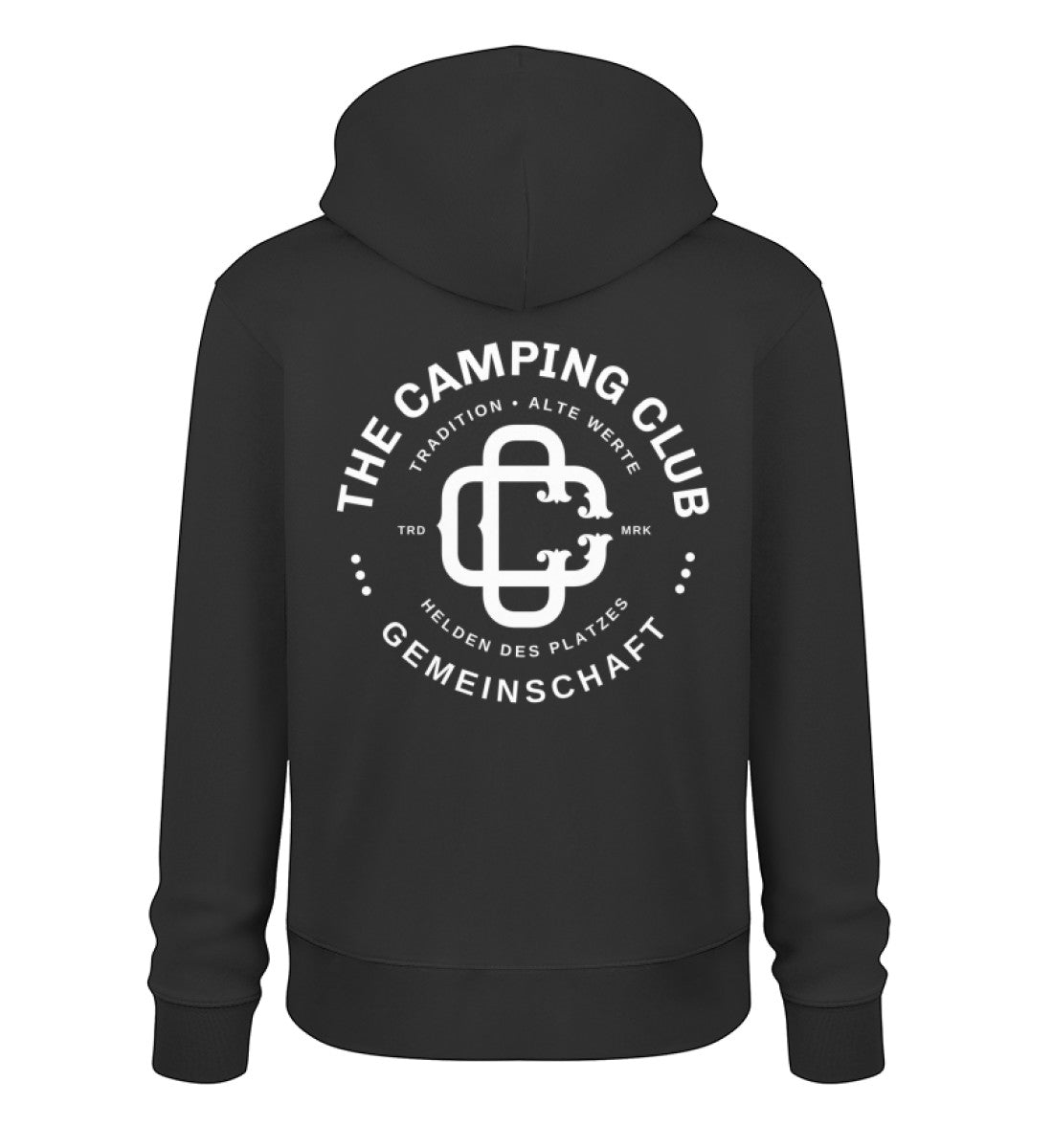 Camping Club - Herren Organic Hoodie - LazyDonkeyDesign