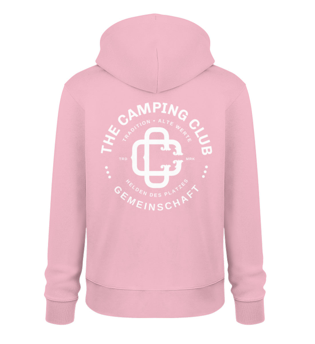 Camping Club - Herren Organic Hoodie - LazyDonkeyDesign