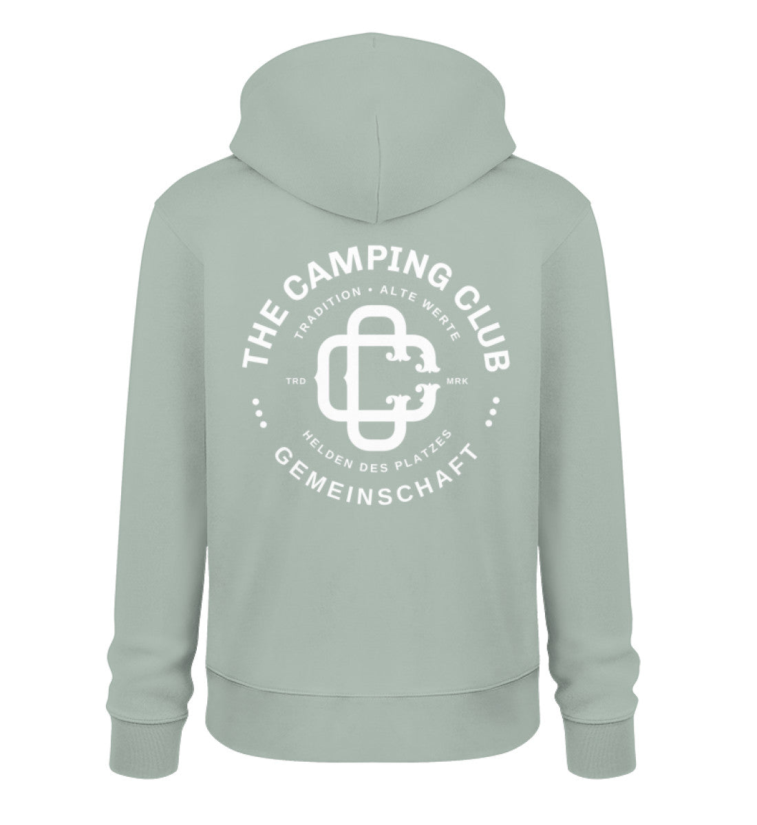 Camping Club - Herren Organic Hoodie - LazyDonkeyDesign