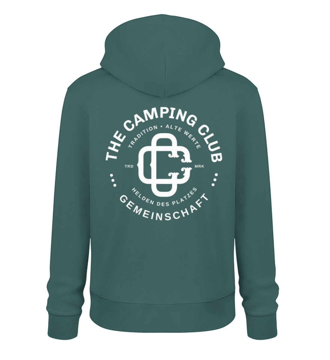 Camping Club - Herren Organic Hoodie - LazyDonkeyDesign