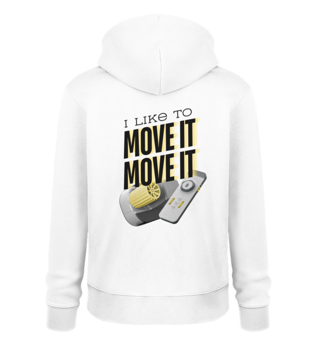 I like to move it - Herren Organic Hoodie - LazyDonkeyDesign