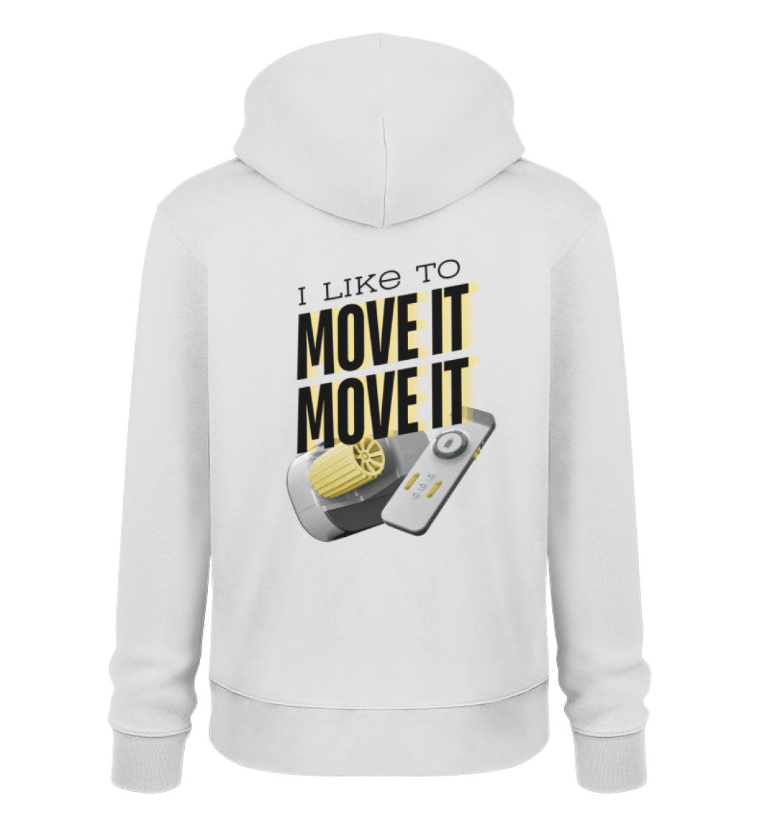 I like to move it - Herren Organic Hoodie - LazyDonkeyDesign