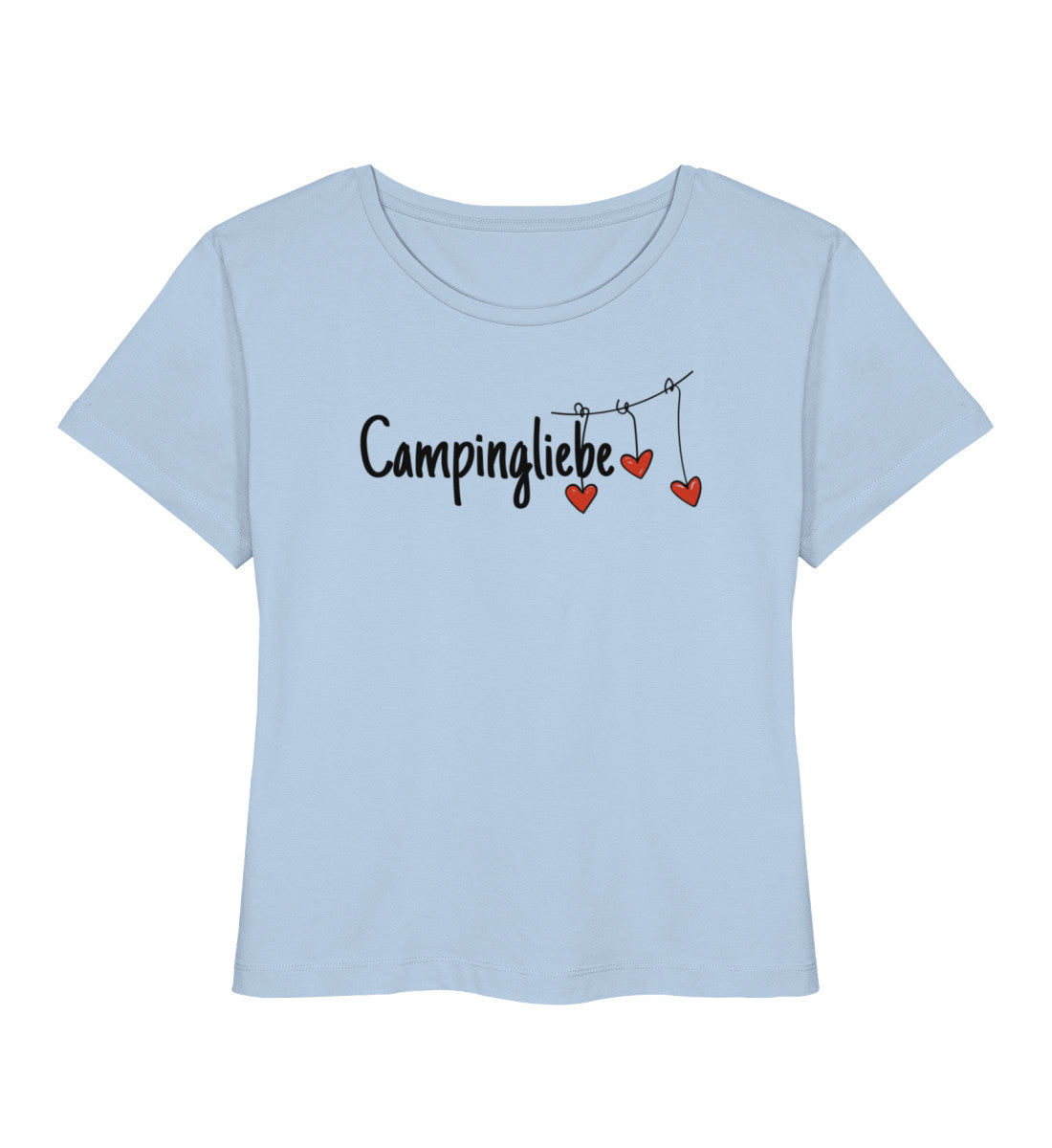 Campingliebe - Damen Organic T-Shirt - LazyDonkeyDesign