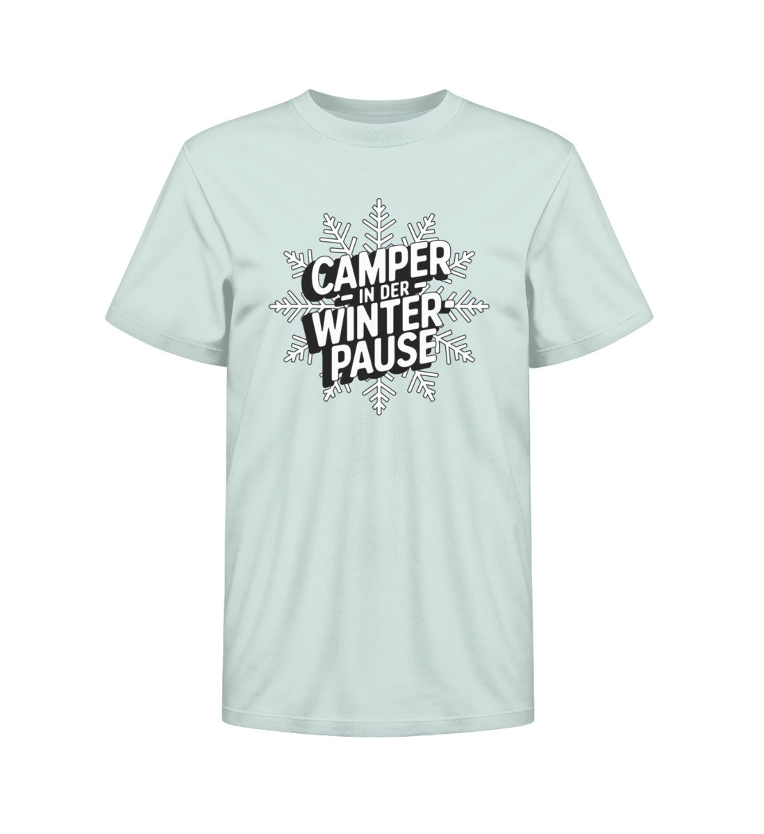 Camper in Winterpause - Kinder Organic Shirt - LazyDonkeyDesign