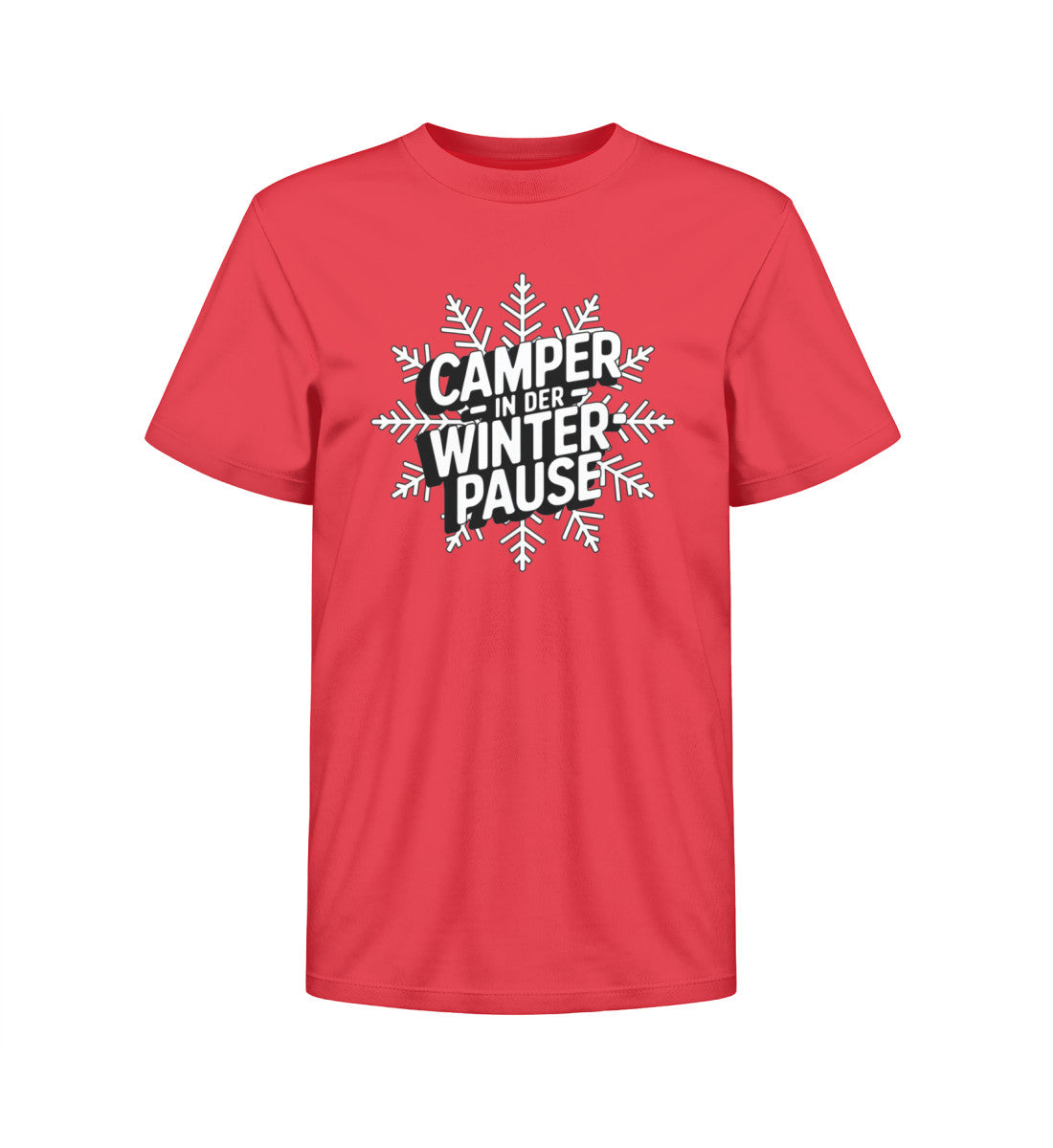 Camper in Winterpause - Kinder Organic Shirt - LazyDonkeyDesign