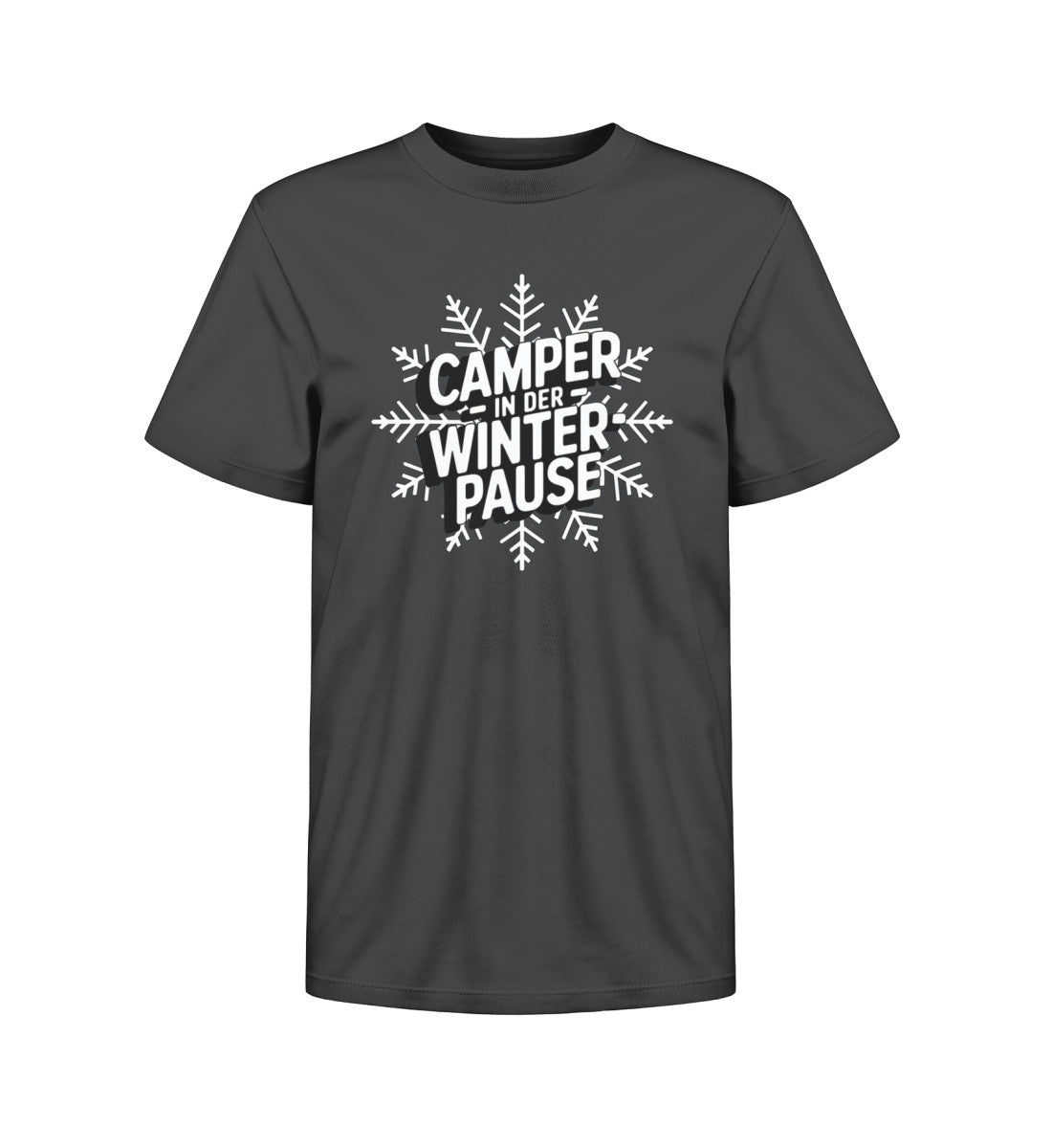 Camper in Winterpause - Kinder Organic Shirt - LazyDonkeyDesign