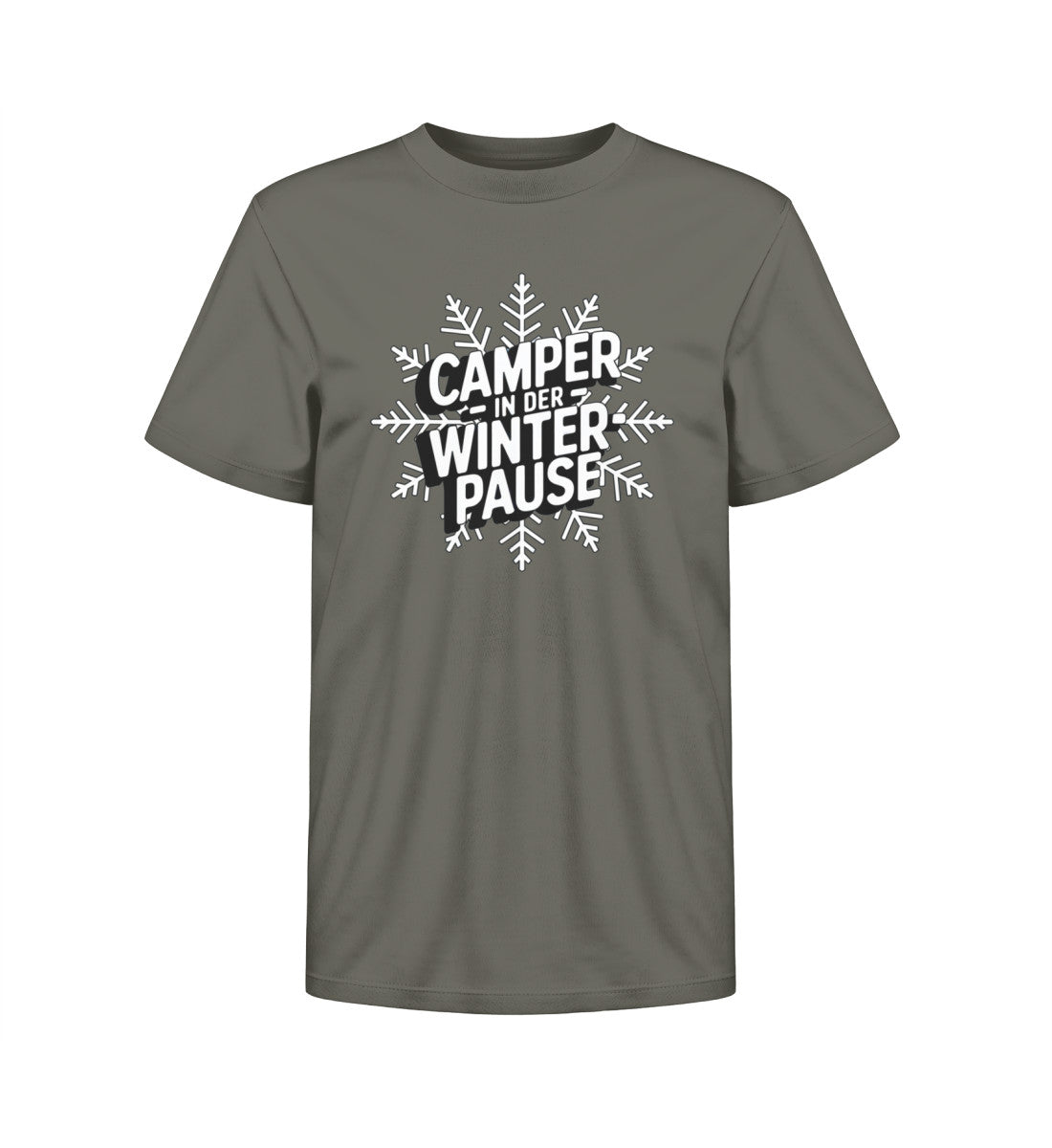 Camper in Winterpause - Kinder Organic Shirt - LazyDonkeyDesign