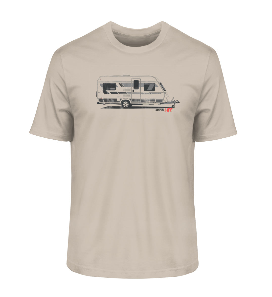Wohnwagen Camping Life - Herren Organic Shirt - LazyDonkeyDesign