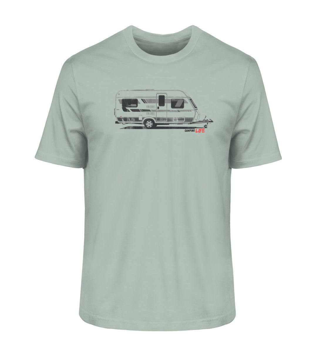 Wohnwagen Camping Life - Herren Organic Shirt - LazyDonkeyDesign