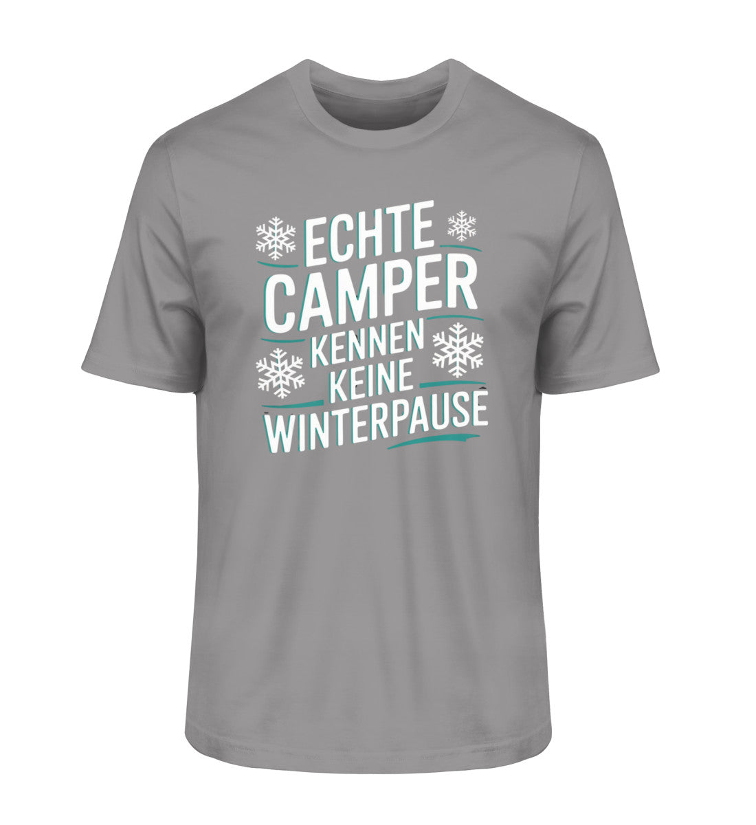 Camper ohne Winterpause - Herren Organic Shirt - LazyDonkeyDesign