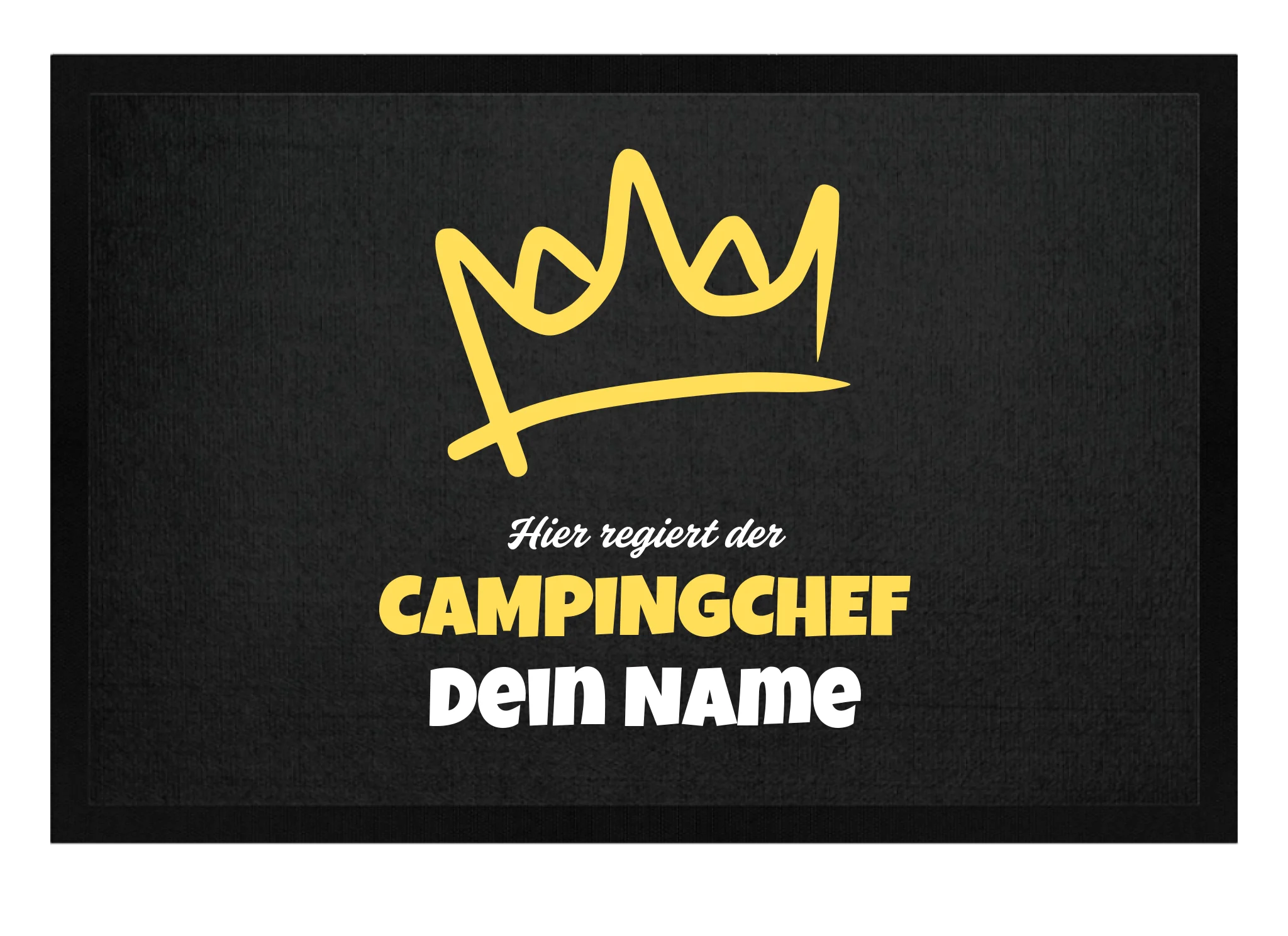 Fussmatte Gummirand Mockup