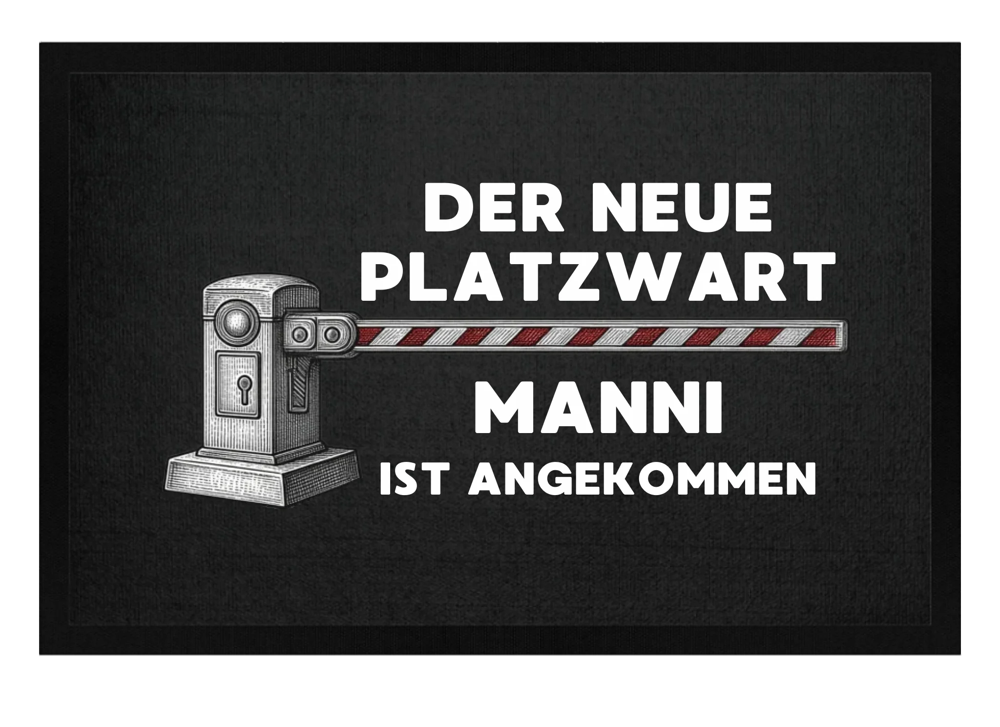 Fussmatte Gummirand Mockup