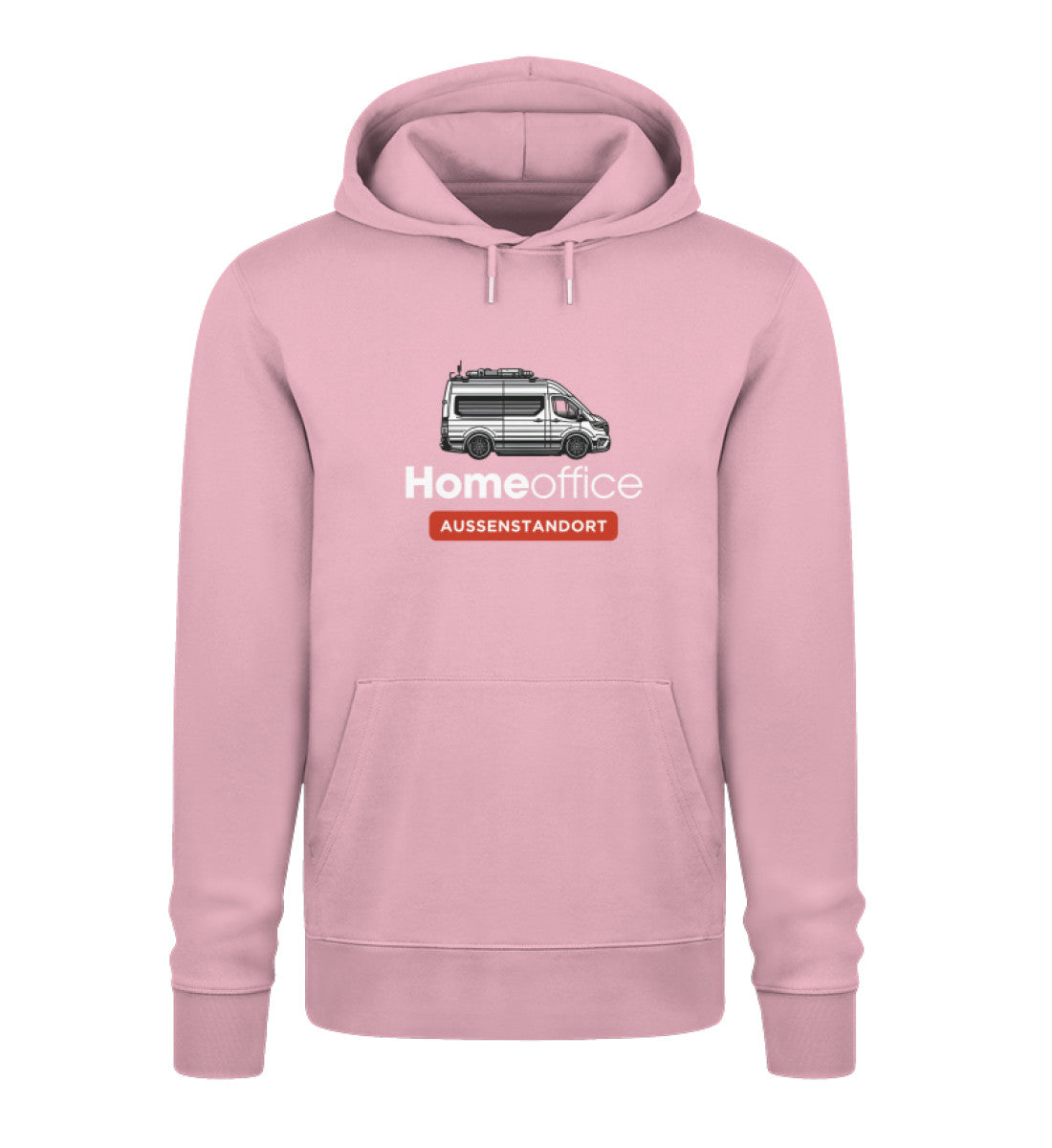 Vanlife Homeoffice - Herren Organic Hoodie - LazyDonkeyDesign