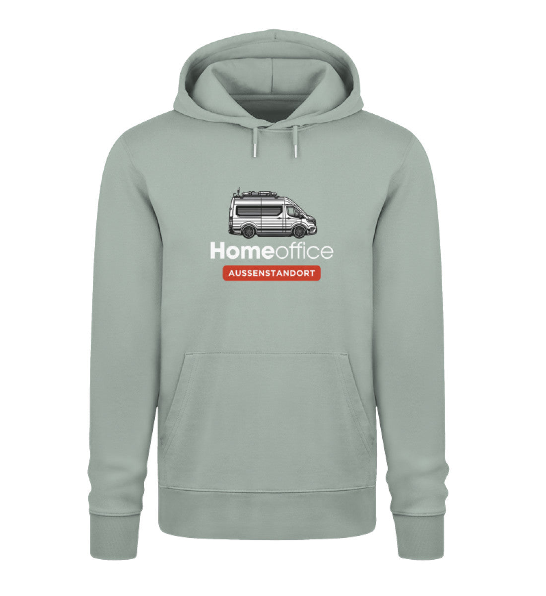 Vanlife Homeoffice - Herren Organic Hoodie - LazyDonkeyDesign