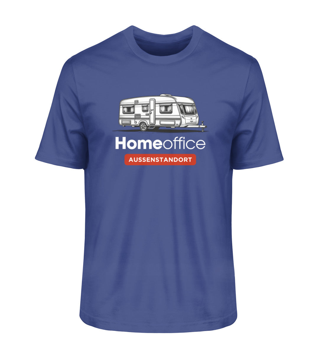 Wohnwagen Homeoffice - Herren Organic Shirt - LazyDonkeyDesign