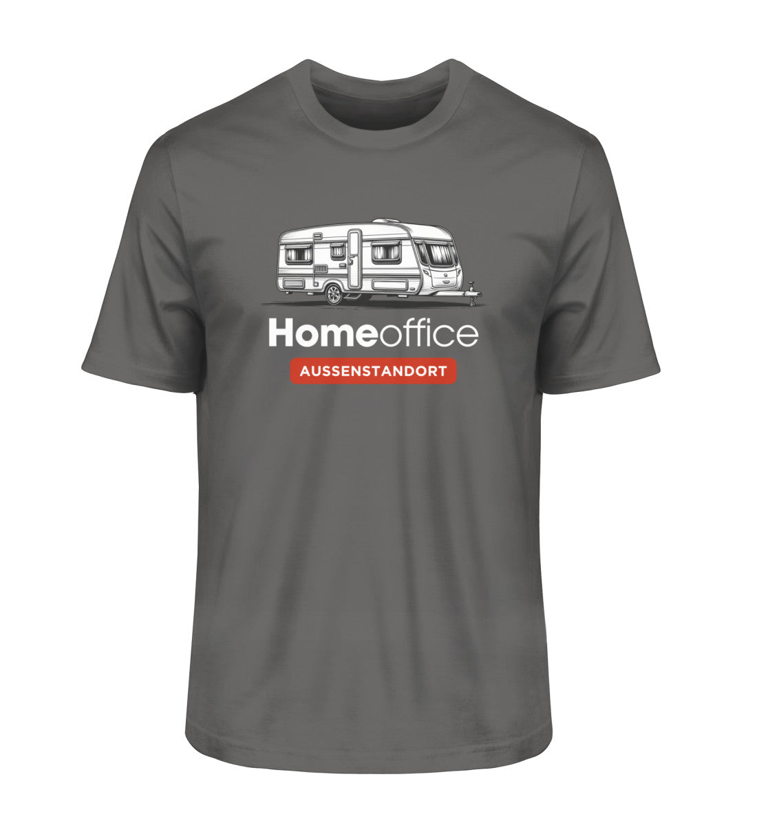 Wohnwagen Homeoffice - Herren Organic Shirt - LazyDonkeyDesign