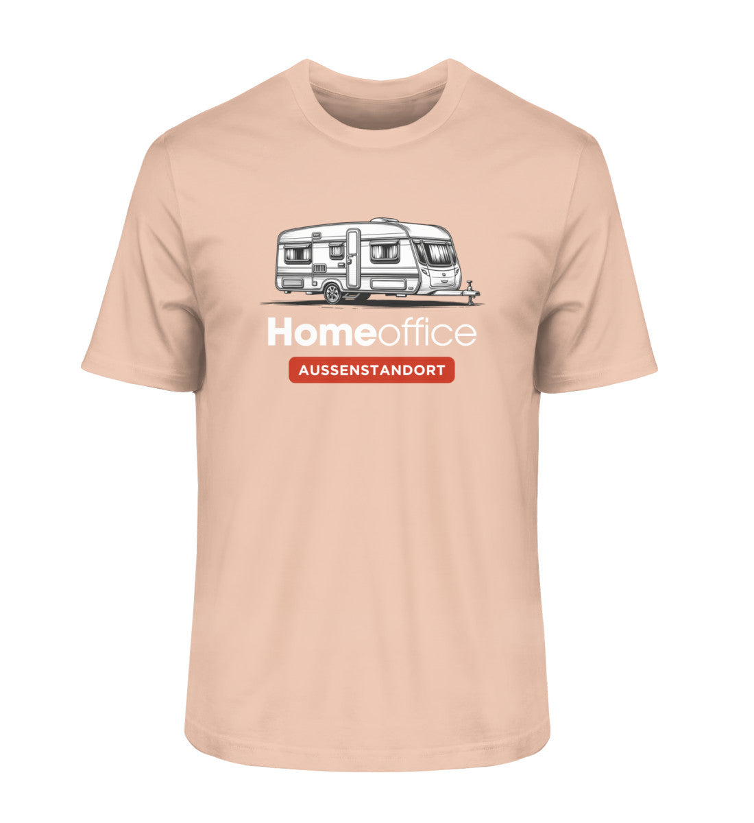 Wohnwagen Homeoffice - Herren Organic Shirt - LazyDonkeyDesign