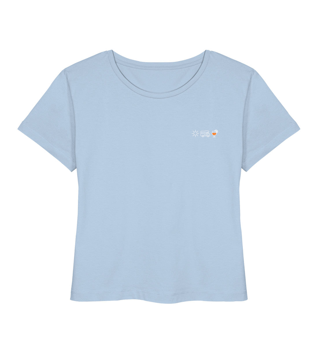 Sonne Wohnmobil Aperol - Damen Organic T-Shirt - LazyDonkeyDesign