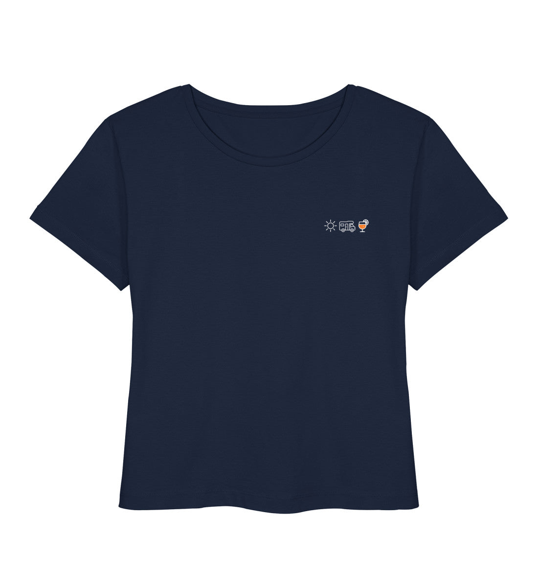 Sonne Wohnmobil Aperol - Damen Organic T-Shirt - LazyDonkeyDesign