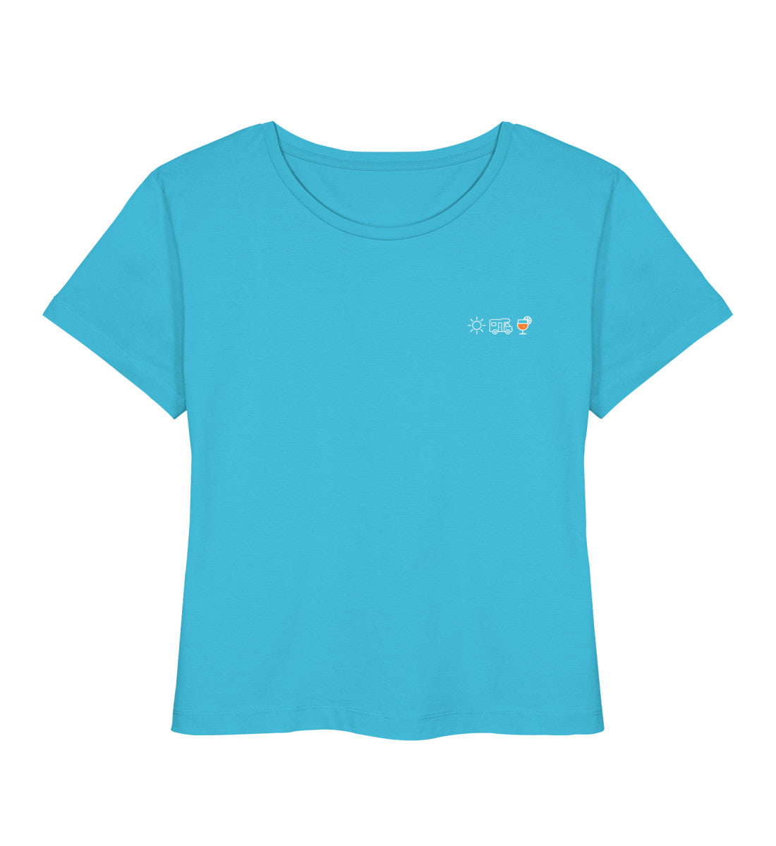 Sonne Wohnmobil Aperol - Damen Organic T-Shirt - LazyDonkeyDesign