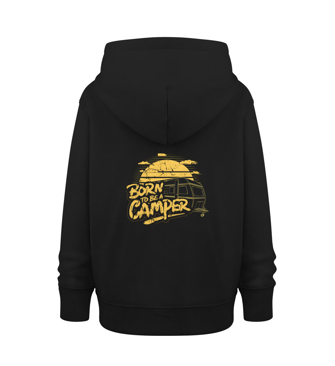 Born to be a Camper - Kinder Organic Hoodie - LazyDonkeyDesign
