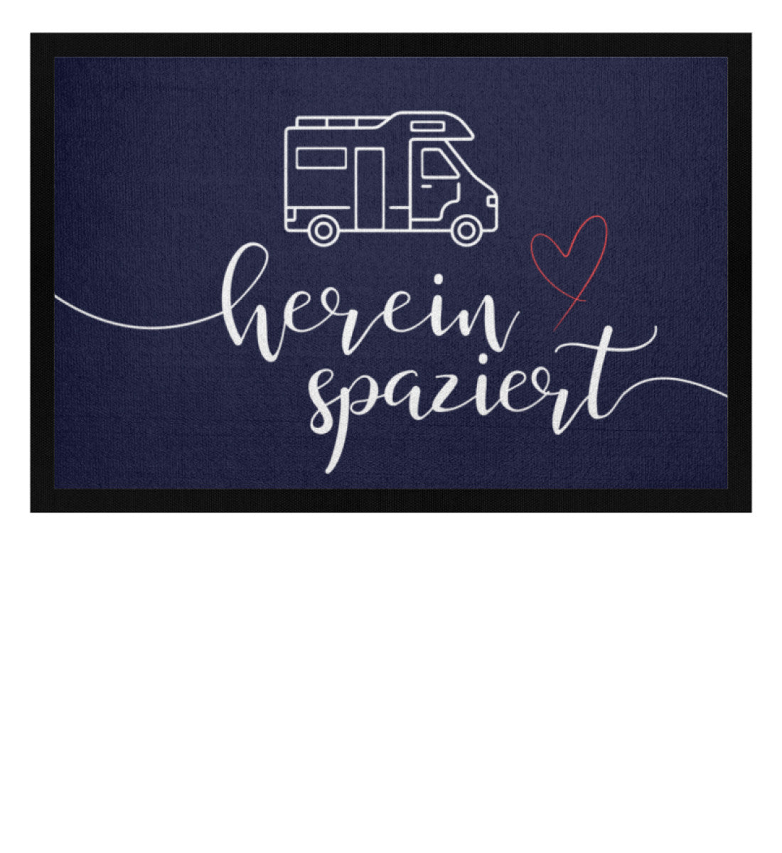 Hereinspaziert Wohnmobil - Camping Fußmatte - LazyDonkeyDesign