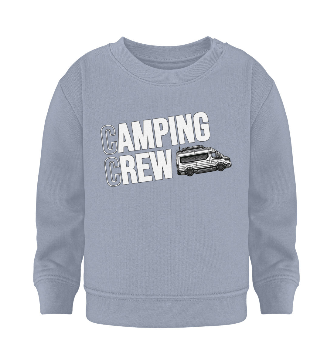 Vanlife Camping Crew - Baby Organic Sweatshirt - LazyDonkeyDesign