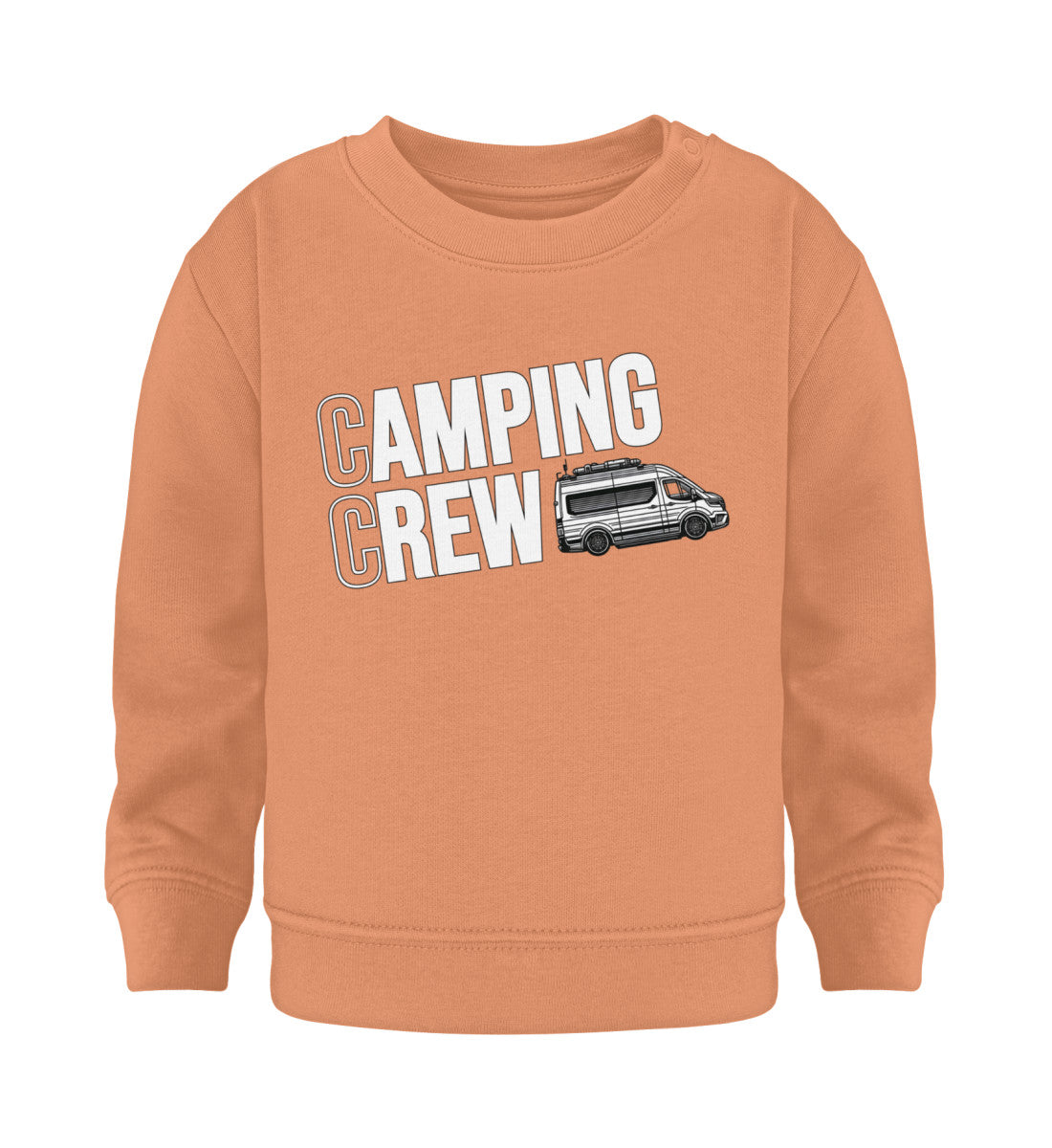 Vanlife Camping Crew - Baby Organic Sweatshirt - LazyDonkeyDesign