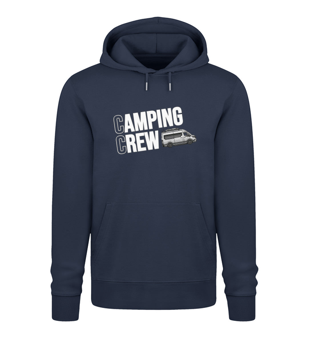 Vanlife Camping Crew - Herren Organic Hoodie - LazyDonkeyDesign