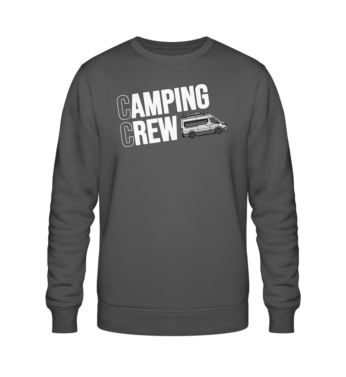 Vanlife Camping Crew - Herren Organic Sweatshirt - LazyDonkeyDesign