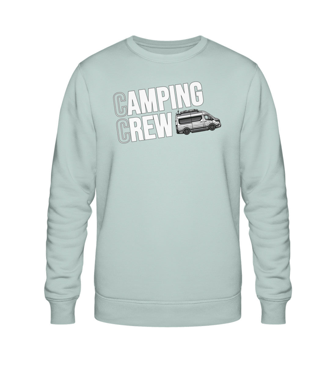Vanlife Camping Crew - Herren Organic Sweatshirt - LazyDonkeyDesign